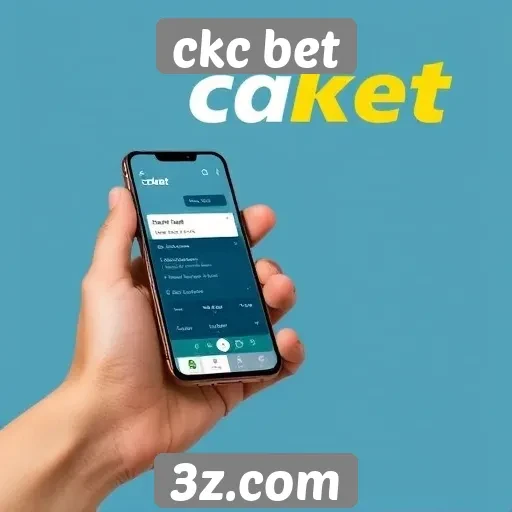 Funcionalidade do aplicativo móvel da CKC Bet